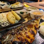 人宿町食堂 - 鯖の塩焼き定食
