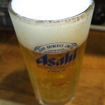 らあめん 赤無双 - 生ビール