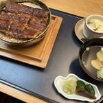 まるや本店 - 上うな丼×茶碗蒸しセット…遂に5,000円オーバー…しかも肝吸はOPヽ(´o｀；