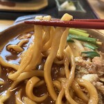 ひだかや - うどん(豚玉 味噌煮込みうどん)