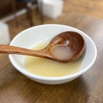 ラーメン東横 - 割スープ