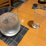 おきがる日本料理 よはく - 赤武(チェイサーと同時に注いでくれました)