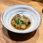 和料理 みね家 - 焼きなす　冷生姜出汁浸し