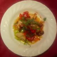 Bistro COLORIS - 西新宿"Bistoro COLORIS"ランチメインの魚「鱈のプレゼ」