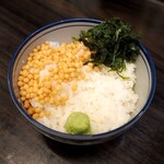 錦糸町中華そば さん式 - あられご飯