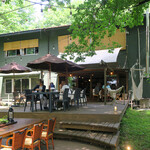 京屋茶舗 - 店内から続く、