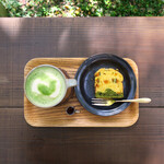 京屋茶舗 - ◆ ｶﾎﾞﾁｬと抹茶のｹｰｷ ◆