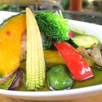 京屋茶舗 - 数々の野菜がドッサリ♪