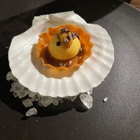 Re：Journal - アミューズ　席から見える沈む夕日をモチーフにしたという、お店のスペシャリティ。