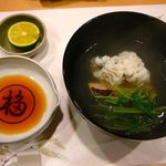 新ばし 星野 - 【鱧と松茸の椀】★2013/10