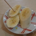 こみゅに亭カフェ - サービスで頂いたバナナ