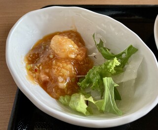 Kaname - 小鉢は海老チリ