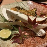 銀座　和久多 - 焼き松茸