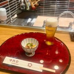 Iriyaki Shimojim Monzen No Daya - 鰻の南蛮漬け、生ビール