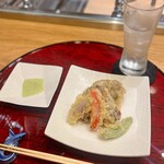 入谷鬼子母神門前のだや - 鰻と季節野菜の天ぷら