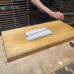 入谷鬼子母神門前のだや - 鰻を捌くところを目の前で見られる