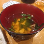 ゑびす - 三つ葉のお吸い物