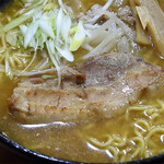 うまみや螢 - 料理写真:味噌ラーメン＋ミニカレーセット1050円