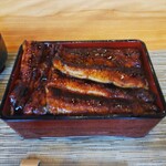 町田 うなぎ流木 - 特上うな重(一匹半)、関西風地焼