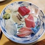 お造り盛り合わせ。１人前。新鮮～。