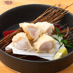 Sesame river pork Shirako tempura