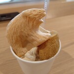 カフェ グリーン トカチ - きな粉ソフトクリーム