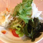 レストラン夢屋 - ランチのサラダ