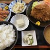 Oohira Tei - 手づくりジャンボメンチカツ定食とウィンナ焼