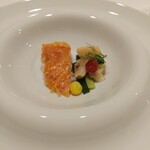 La Vallee d'Or - 松輪の金目鯛（スープを注ぐ前）