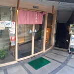 Soba Kiyose Musashiya - 通りから少し下がった場所が入り口