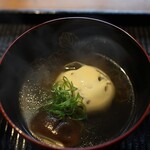 蕎味 櫂 - スッポンとシイタケ