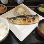 となりの食堂 - 焼さば　ご飯少なめ　900円