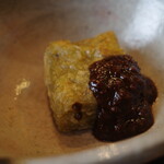茜坂大沼 - 揚げ豆腐と味噌