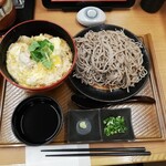 から好し - 料理写真:親子丼＆もり蕎麦セット蕎麦2倍 820円