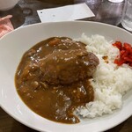 牛舎 - 牛スジハンバーグ(180g)カレー