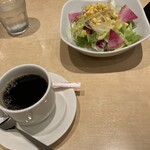 YEBISU BAR - 珈琲とサラダ。