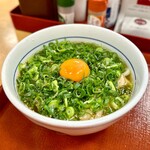 Nakau - 鶏塩うどん(青ネギ,こだわり卵)※期間限定