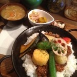 キーマ風カレー膳