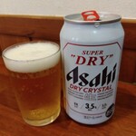 俺の中華たなか家 - グラスも冷え❄冷え❄「スーパードライクリスタル」も冷え❄冷え❄