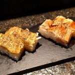 KINKA sushi bar izakaya - 炙り押し寿司