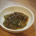 RAMEN ガモウスマイル - 白ご飯（オクラ醤油漬け）