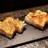 KINKA sushi bar izakaya 渋谷 - 炙り押し寿司