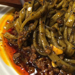 175°DENO担担麺 - 2013/10/28　FB限定汁なしの黒既に和えてある