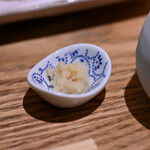 切麦や 甚六 - 【親子ちくわ天ぶっかけうどん＠税込1,150円】生姜