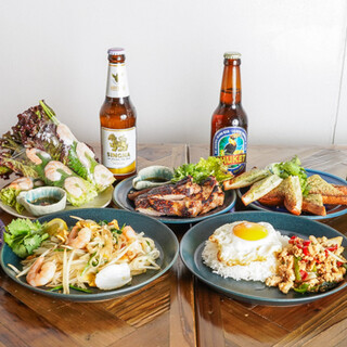 A wide variety of Thai Cuisine unique to our restaurant, using authentic seasonings