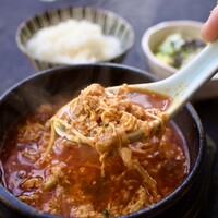 ユッケジャンスープランチ