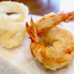 Shrimp and onion spice frit