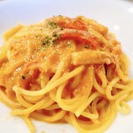 crab tomato cream sauce