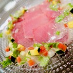 Tuna carpaccio