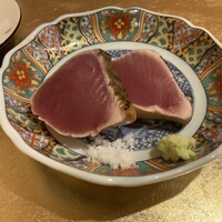 寿司 赤酢 - カツオ藁焼き